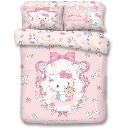 KT2402 - Hello Kitty 1900 針瀛竹床品套裝