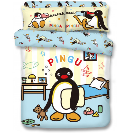 PG2401 - Pingu 1300針天絲綿床品套裝