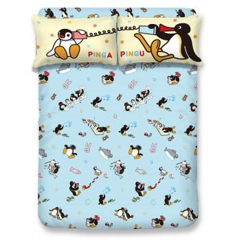 PG2401 - Pingu 1300針天絲綿床笠連枕袋